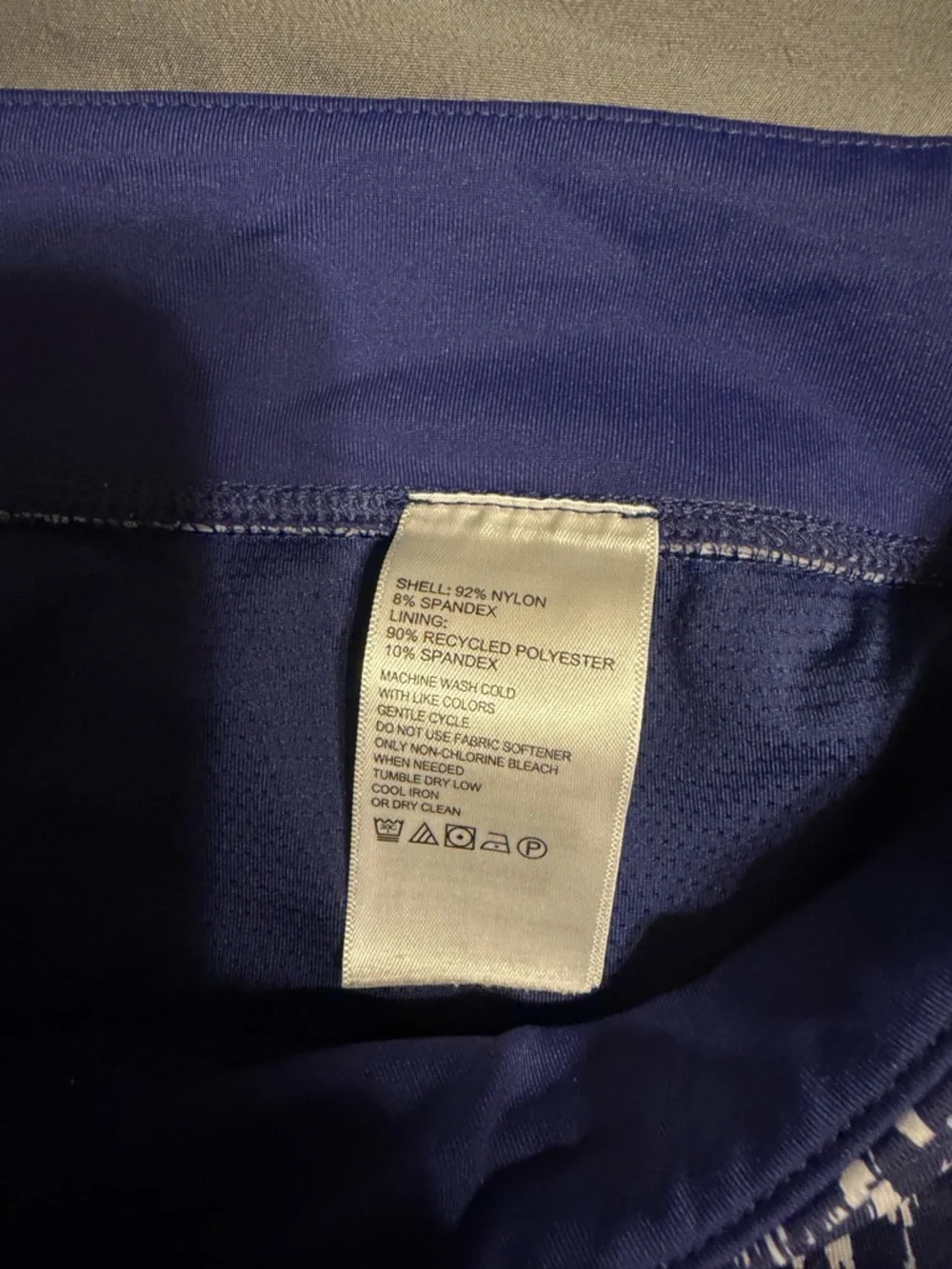 Tommy Bahama Navy and White Printed Mini Skirt - Picture 4 of 4